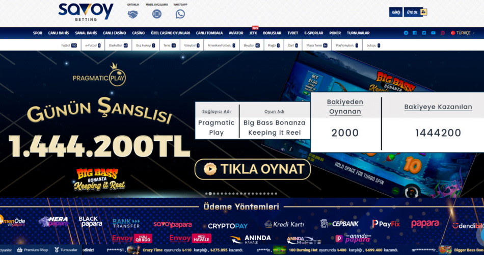 Savoybetting-giris