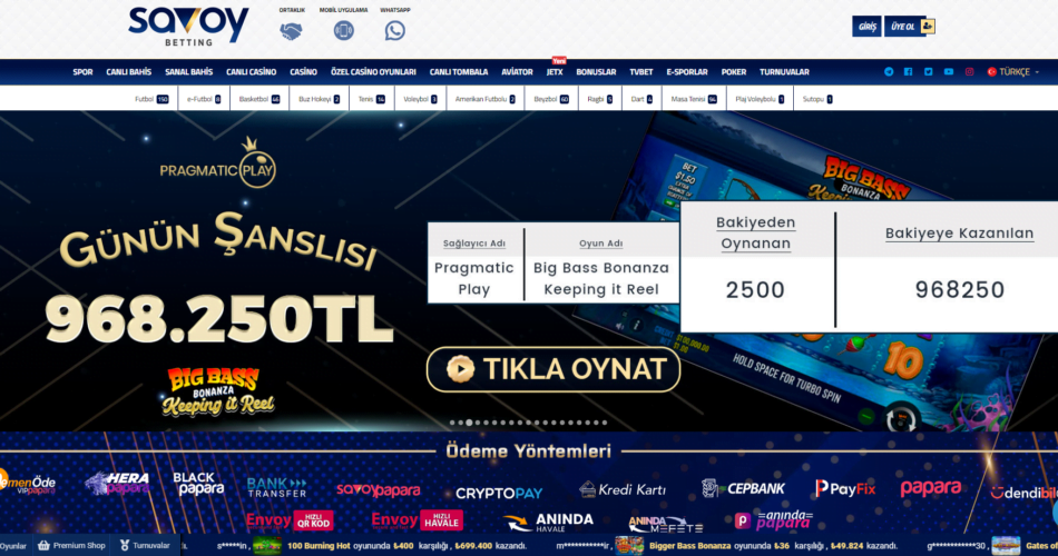 Savoybetting-güncel