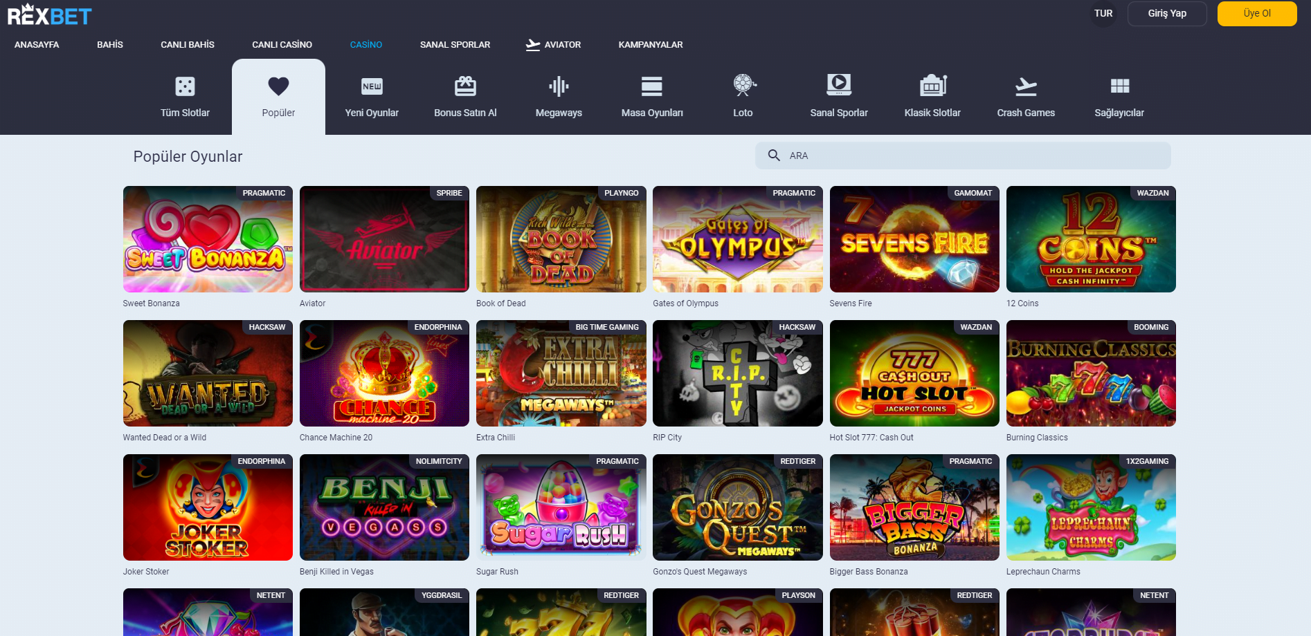 Rexbet giriş