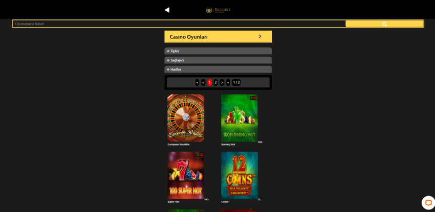 Riccobet150.com Giriş – Riccobet 150 Yeni Giriş Adresi