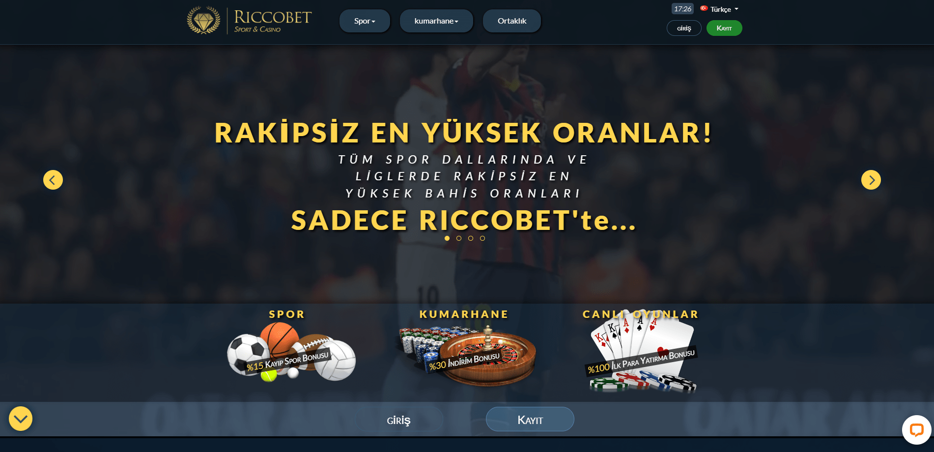 Riccobet-giris